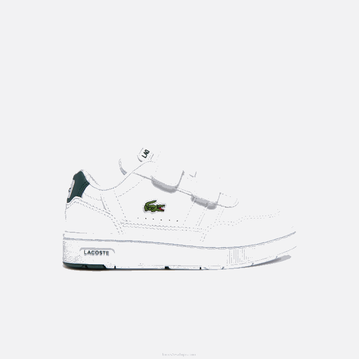 одојчади синтетичке патике т-цлип 86882942 бела и тамно зелена 1р5 Lacoste