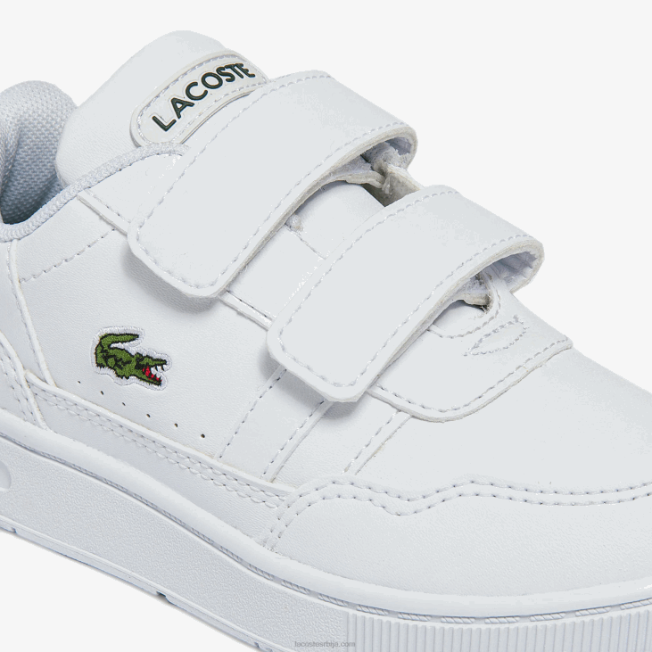 одојчади синтетичке патике т-цлип 86882942 бела и тамно зелена 1р5 Lacoste
