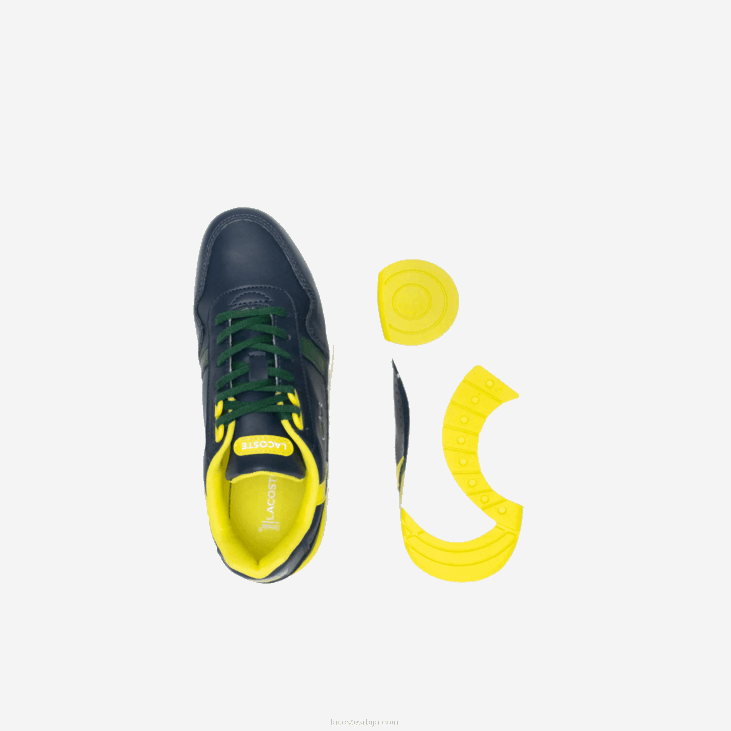 јуниори т-цлип синтетичке цолор-поп патике 86883315 морнарско-зелена 2с3 Lacoste