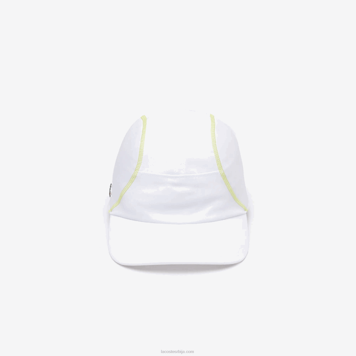 мушкарци тениска мрежаста капица 86882142 бело жуто двј Lacoste