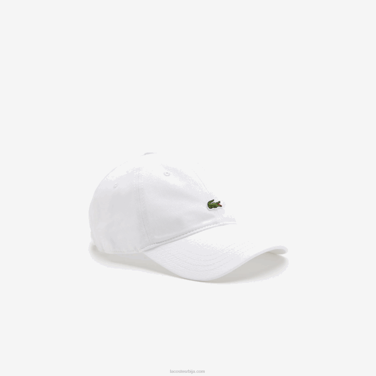 мушкарци капа од органског памука 86882150 бела 001 Lacoste