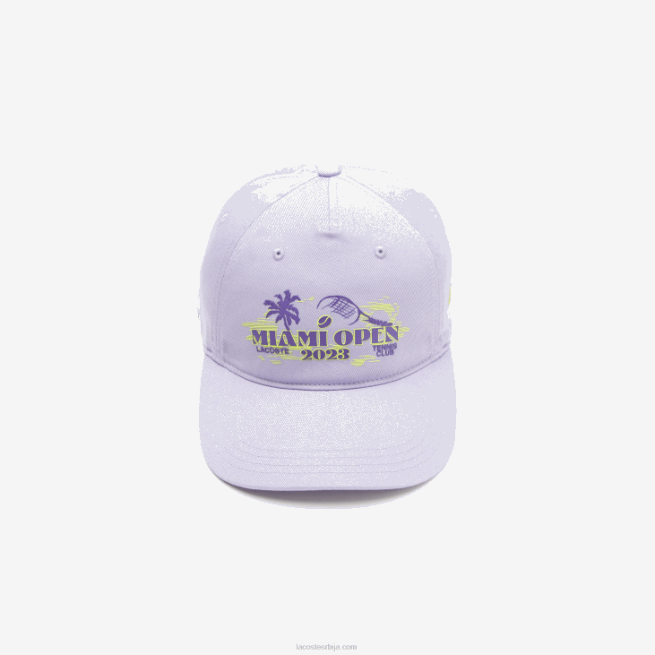мушкарци спорт миами опен едитион капа од кепера 86882173 љубичаста 3к0 Lacoste