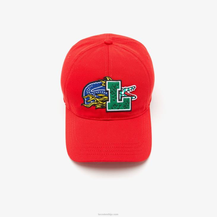 мушкарци контрастна капа за значку 86882240 црвена 240 Lacoste