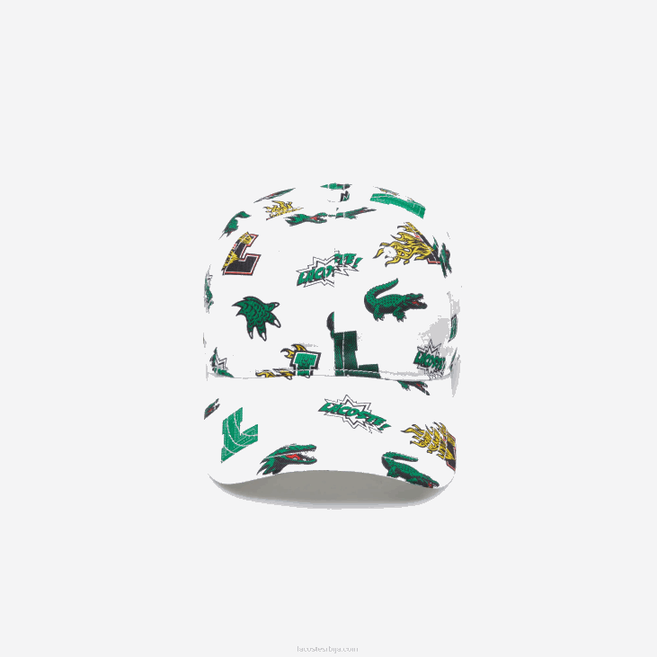 мушкарци капа од крокодила 86882250 бела 001 Lacoste
