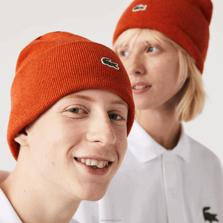 мушкарци вунена капа 86882292 наранџаста уи6 Lacoste
