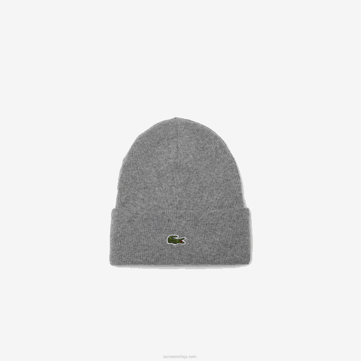 мушкарци вунена капа 86882294 сиво кинеско двориште Lacoste