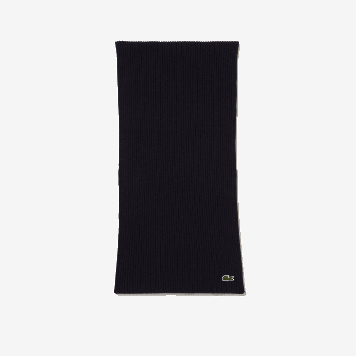 мушкарци ребрасти вунени шал 86882284 тамноплава 166 Lacoste