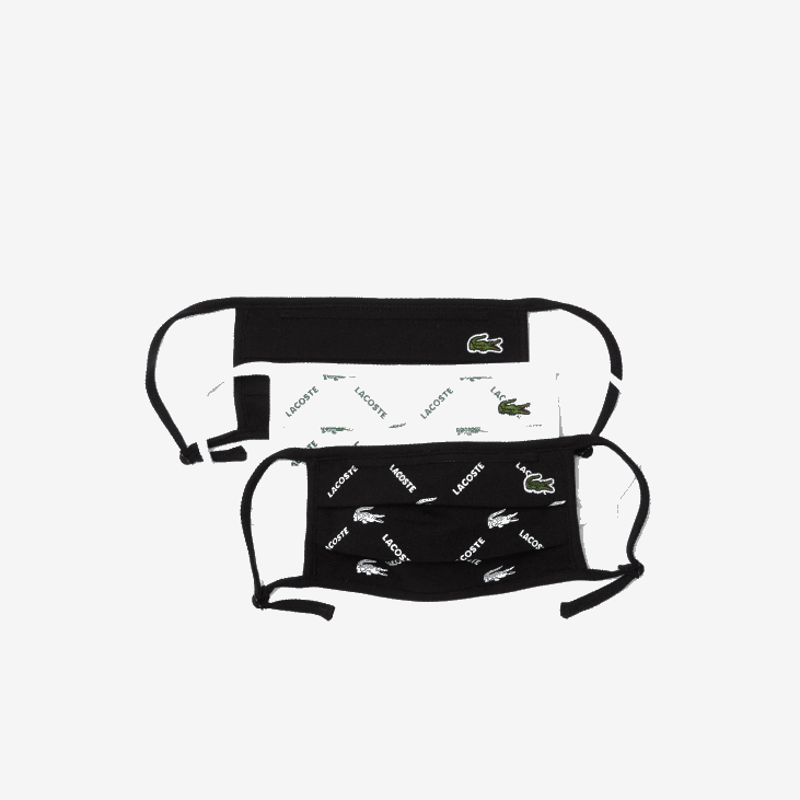 мушкарци л.12.12 подесиве маске за заштиту лица 3 ком 86882273 црно зелено бело 299 Lacoste