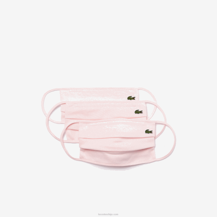 мушкарци л.12.12 маске за лице 3 ком 86882280 светло розе т03 Lacoste