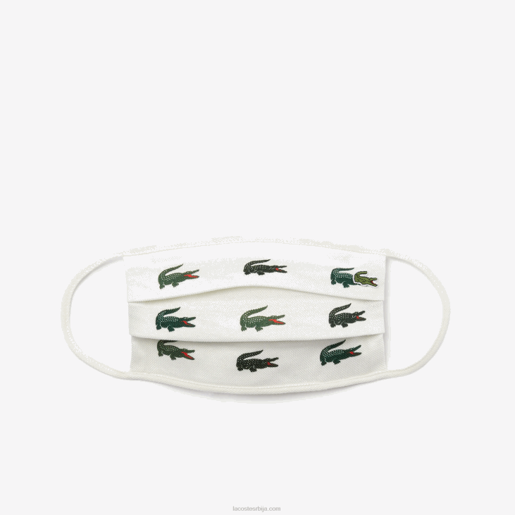 мушкарци л.12.12 памучне маске за лице 3 ком 86882290 зелено бела 2бт Lacoste