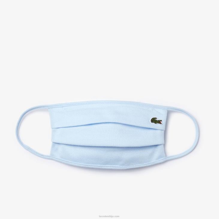 мушкарци л.12.12 памук пикуе' маска за заштиту лица 86882323 светло плава т01 Lacoste