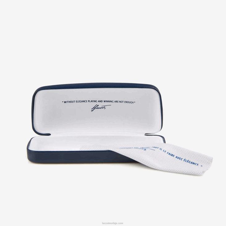 мушкарци овалне наочаре за сунце од ацетата ла пикуее 86882201 Хавана брн 214 Lacoste