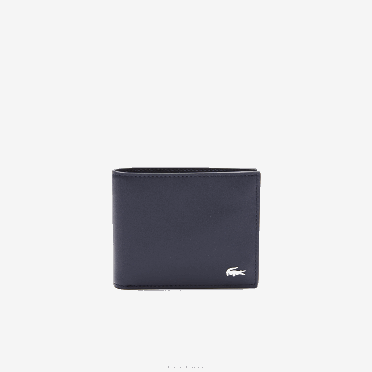 мушкарци Фитзгералд кожни новчаник са шест картица 86881954 21 Lacoste