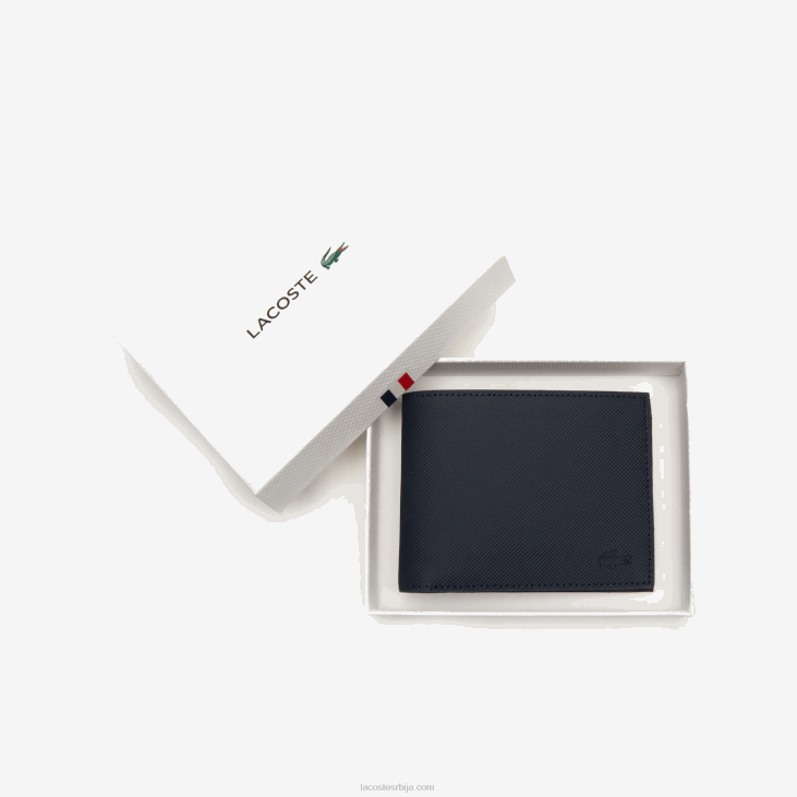 мушкарци класични Петит Пикуе новчаник са шест картица 86882021 21 Lacoste