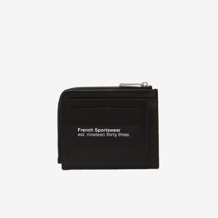 мушкарци контрастни натпис зип држач картице 86882134 црна 000 Lacoste