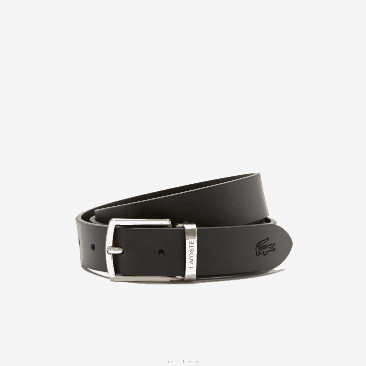 мушкарци поклон сет за каиш са иглама и равним копчом 86882112 ноир маррон 371 Lacoste