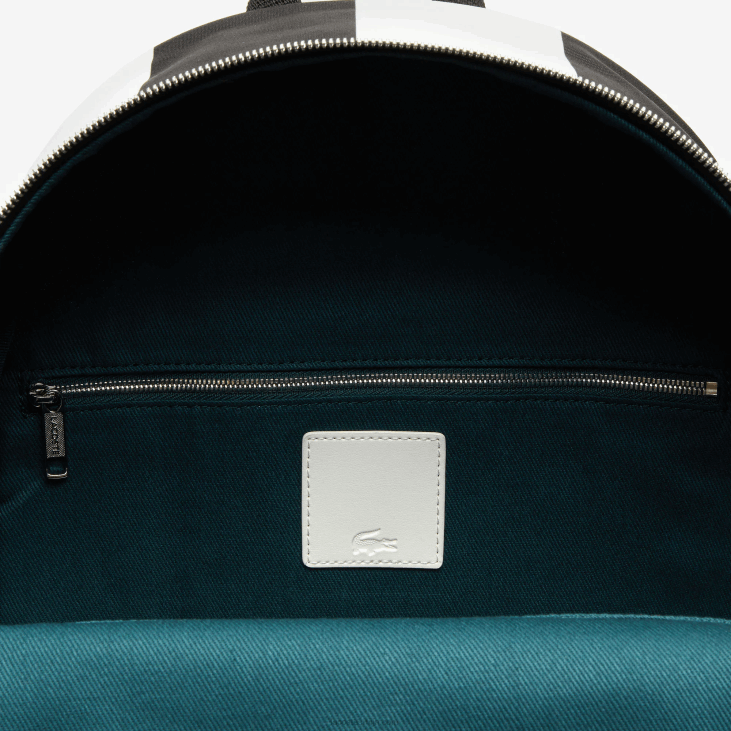 мушкарци пругасти ранац са живом одвојивом торбицом 86882055 ноар бланц 279 Lacoste