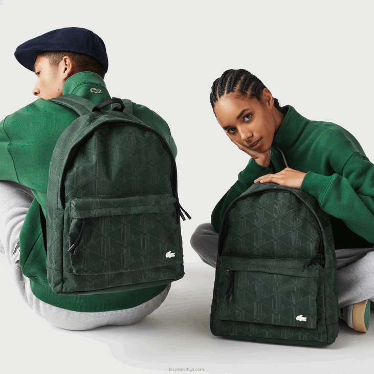 мушкарци ранац са рефлектујућим монограмом 86882072 синопски монограм л22 Lacoste