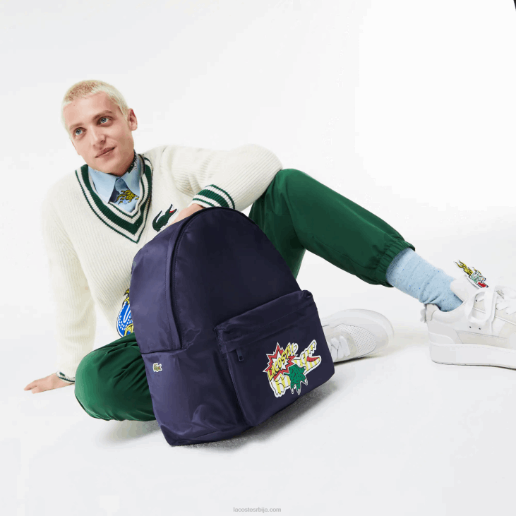 мушкарци руксак са стриповима 86882109 марина 166 марина к99 Lacoste