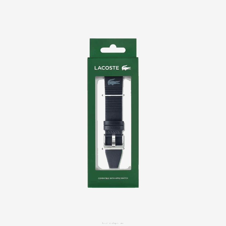 мушкарци плави кожни ремен за сат од јабуке 86882195 плава 000 Lacoste