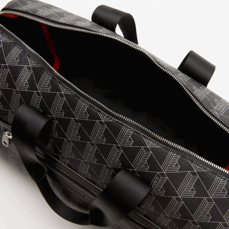 мушкарци викенд торба са мешаним монограмом 86881940 монограм ноир грис х45 Lacoste