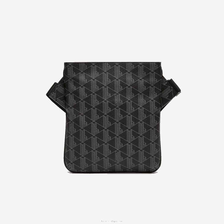 мушкарци торба за раме са мешаним монограмом 86881941 монограм ноир грис х45 Lacoste