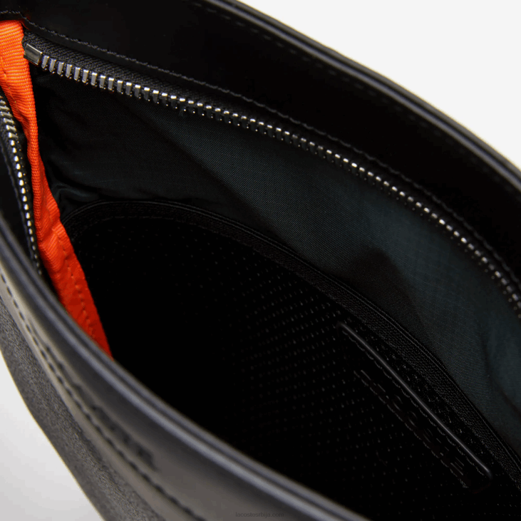 мушкарци торба за раме са мешаним монограмом 86881941 монограм ноир грис х45 Lacoste