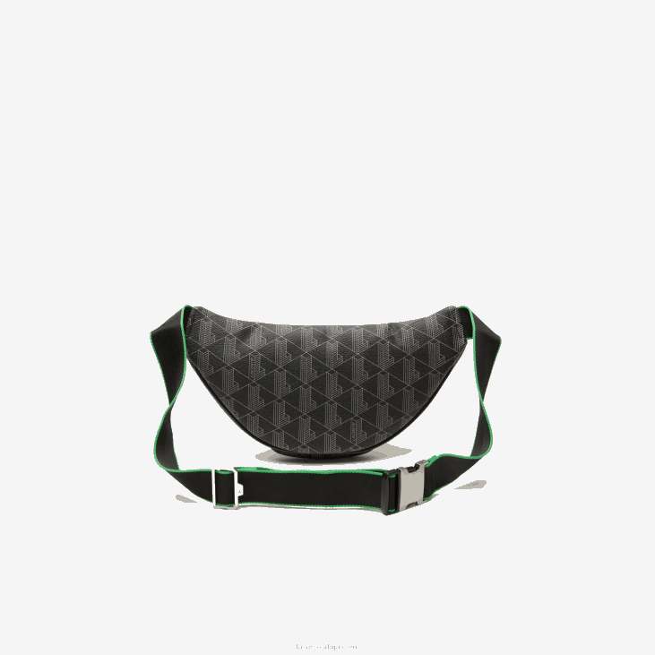 мушкарци торба за каиш са мешаним монограмом 86881949 моно ноир грис естрагон л83 Lacoste