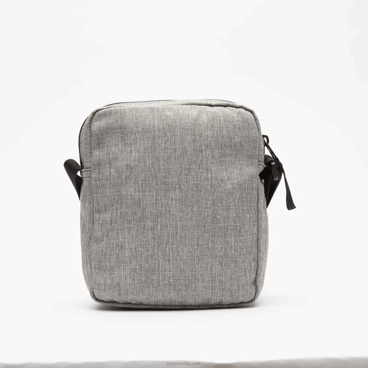 мушкарци торба за раме од рециклираних влакана 86882000 грис цхине а39 Lacoste