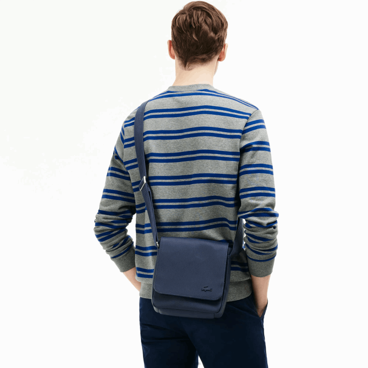 мушкарци класична петит пикуе торба са преклопом 86882010 црна 000 Lacoste