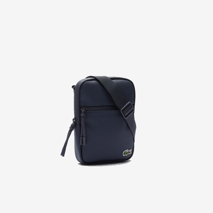 мушкарци лцст пресвучена платнена мала равна торба преко тела 86882016 ецлипсе б88 Lacoste
