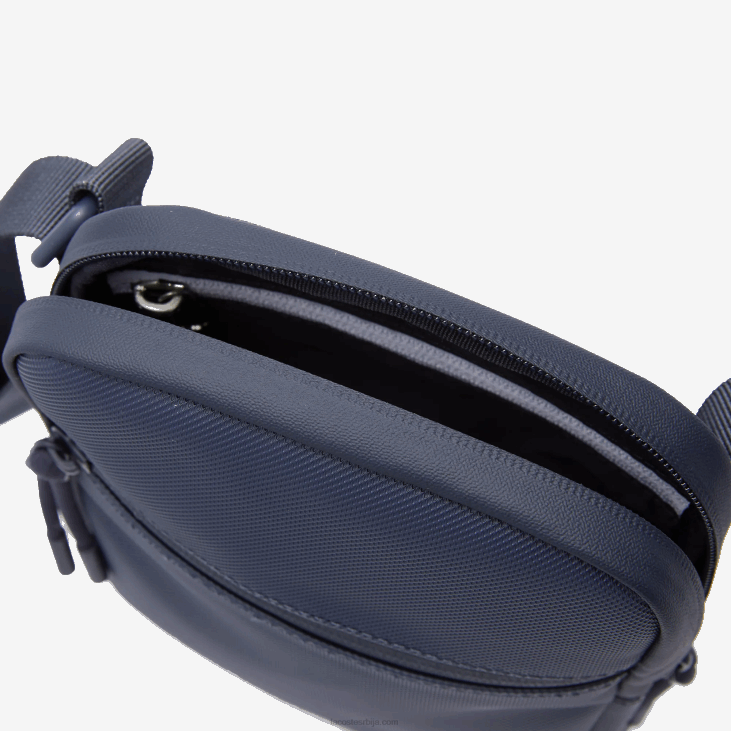 мушкарци лцст пресвучена платнена мала равна торба преко тела 86882016 ецлипсе б88 Lacoste