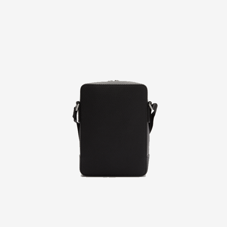 мушкарци цхантацо мат прошивена кожна вертикална торба за фотоапарат 86882025 црна 000 Lacoste