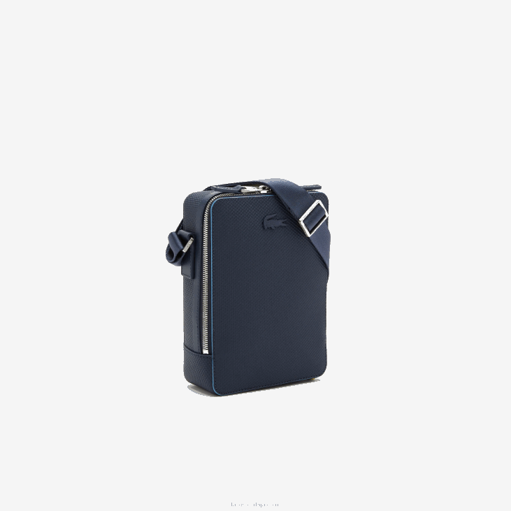 мушкарци цхантацо мат прошивена кожна вертикална торба за фотоапарат 86882026 маринац 166 аргентински к39 Lacoste