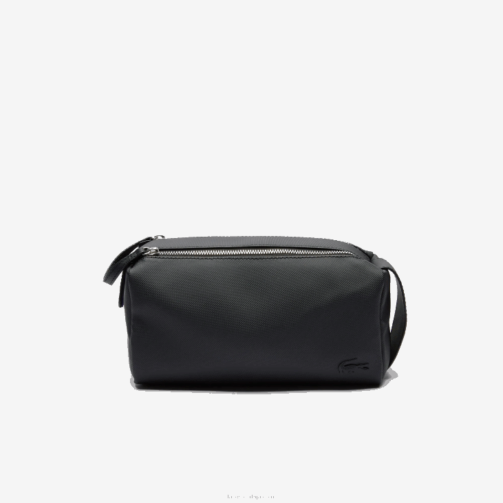 мушкарци класични дупли зип петит пикуе тоалетни комплет 86882053 црна 000 Lacoste