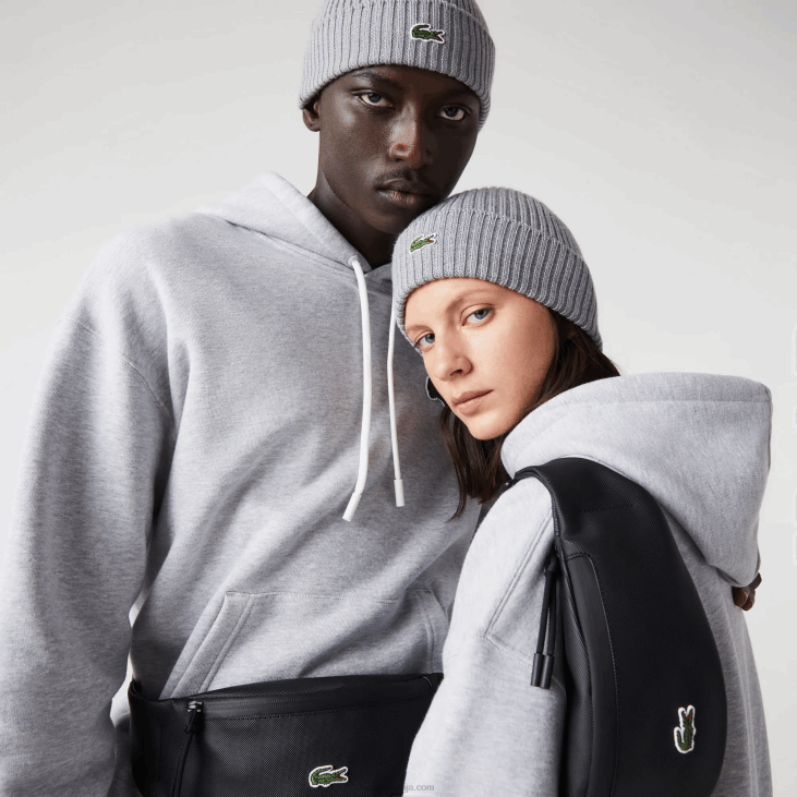 мушкарци лцст пресвучено платнено паковање са патент затварачем 86882065 црна 000 Lacoste