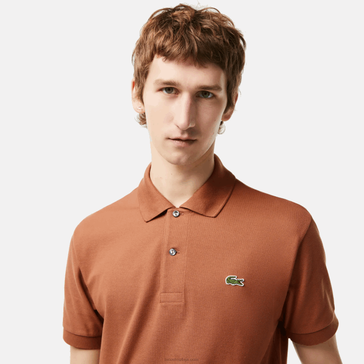 мушкарци оригинал л.12.12 поло 8688104 светло браон лфа Lacoste