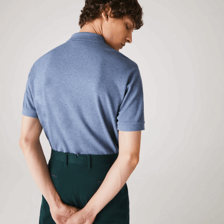 мушкарци оригинал л.12.12 хеатхеред поло 8688128 блуе цхине 1гф Lacoste