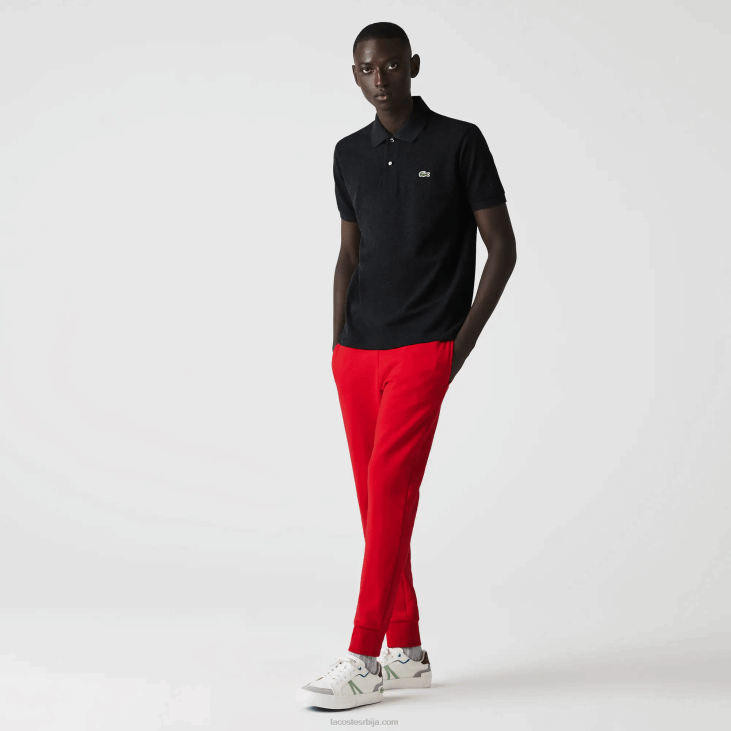 мушкарци оригинал л.12.12 хеатхеред поло 8688129 сива ел6 Lacoste