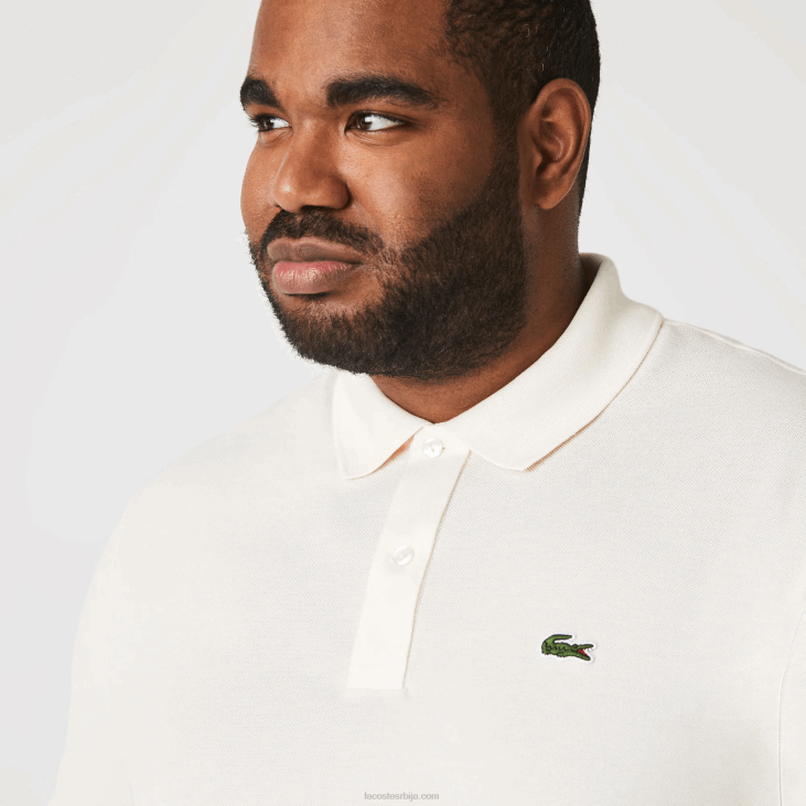 мушкарци оригинал л.12.12 слим фит поло 8688159 вхите кфј Lacoste