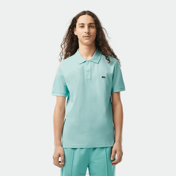 мушкарци оригинал л.12.12 слим фит поло 8688192 минт лгф Lacoste