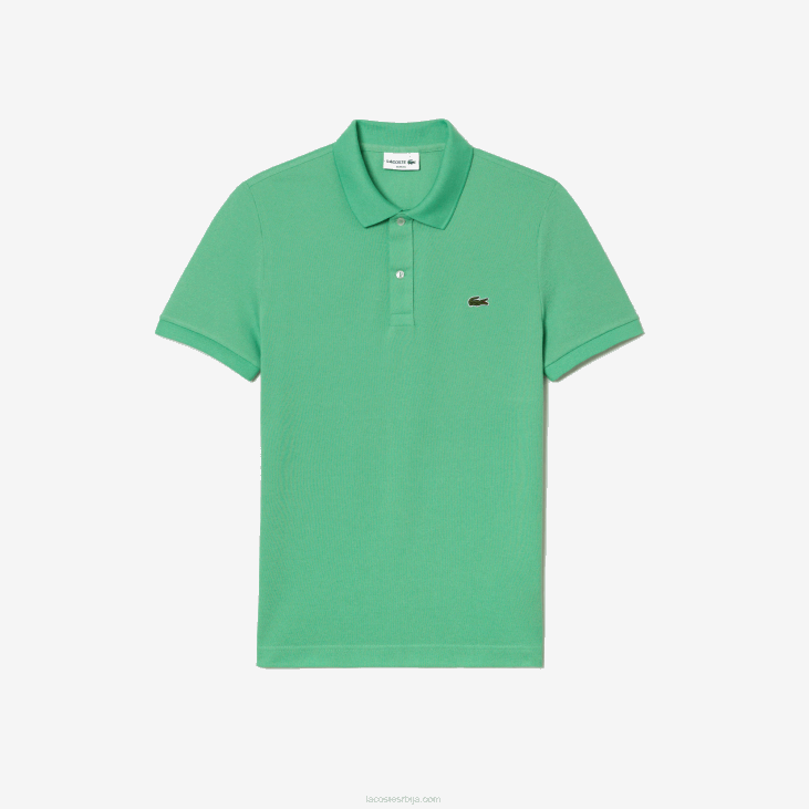 мушкарци оригинал л.12.12 слим фит поло 8688218 зелено ттф Lacoste
