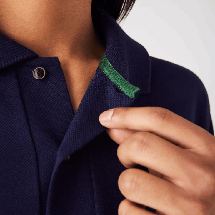 мушкарци оригинал л.12.12 поло са тешким памучним пикеом 8688250 тамноплава 166 Lacoste