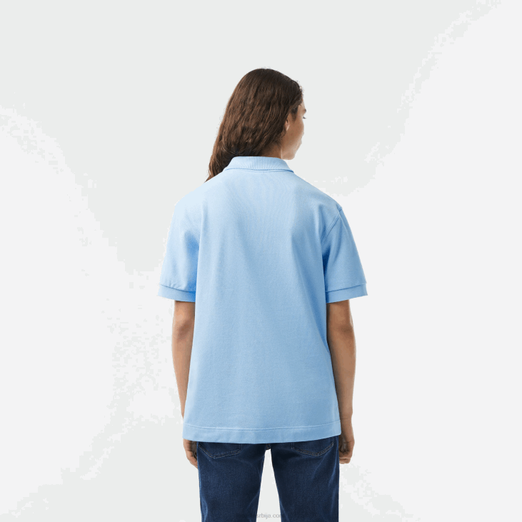 мушкарци оригинал л.12.12 поло са тешким памучним пикеом 8688251 блуе хбп Lacoste