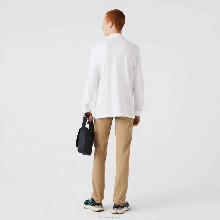 мушкарци оригинал поло дугих рукава л.12.12 8688644 бела 001 Lacoste