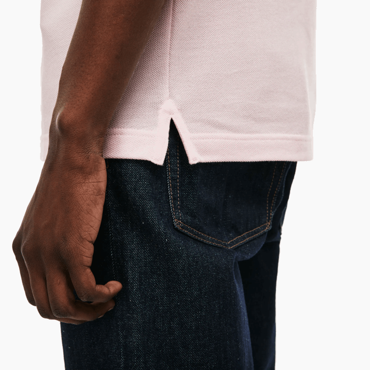 мушкарци оригинал л.12.12 слим фит поло 8688740 светло розе т03 Lacoste