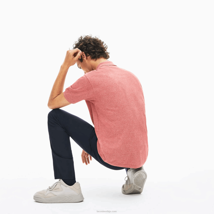 мушкарци оригинал л.12.12 хеатхеред поло 8688774 црвена ку2 Lacoste