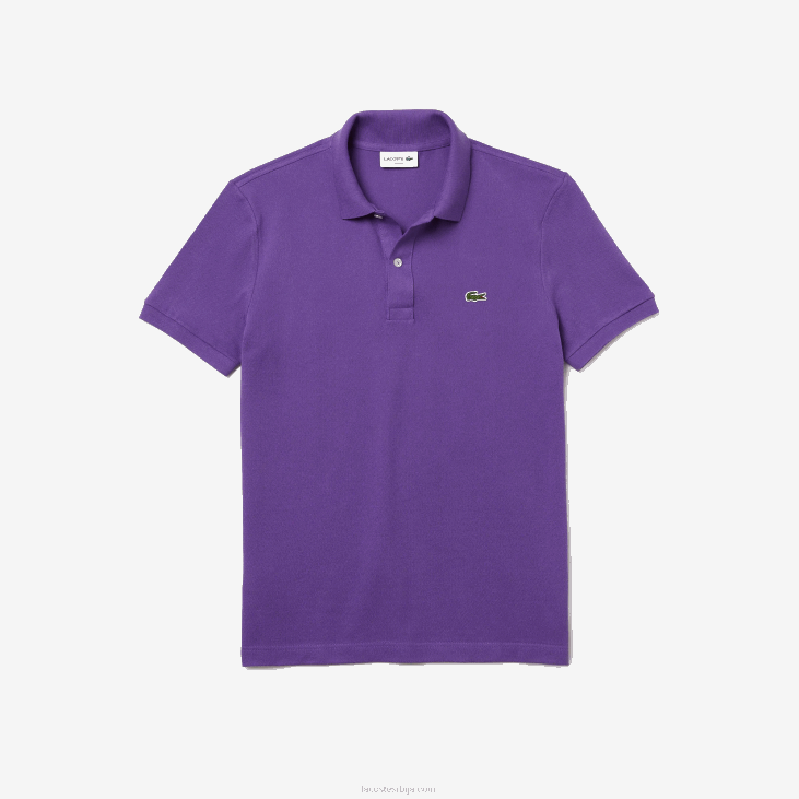 мушкарци оригинал л.12.12 слим фит поло 8688789 љубичаста с5з Lacoste