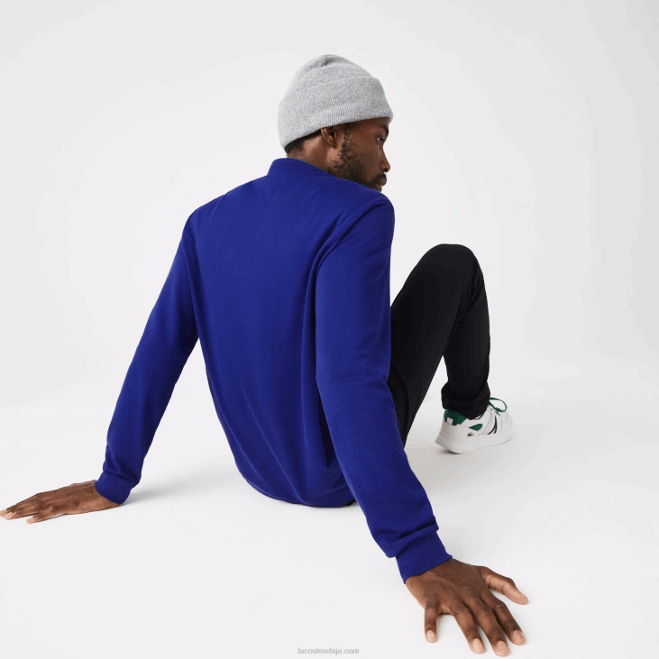 мушкарци оригинал поло дугих рукава л.12.12 8688864 блуе бдм Lacoste