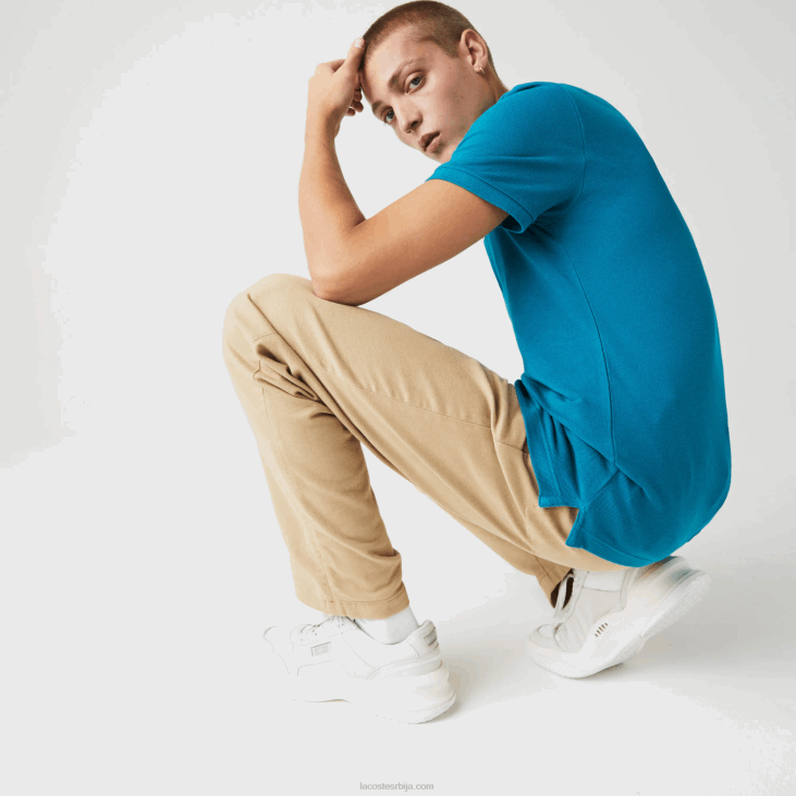 мушкарци оригинал л.12.12 слим фит поло 8688891 блуе изв Lacoste